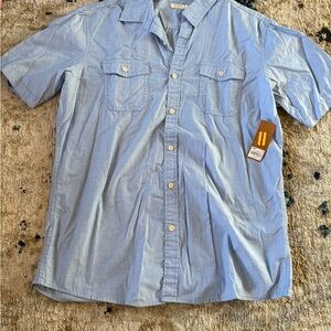Kohl's Men's Sky Blue Casual Button Down Shirt
